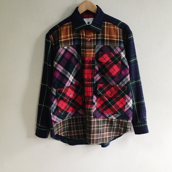 Comme Des Garcons x GANRYU Flannel Shirt
